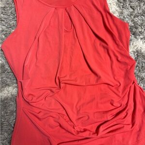 New York & Company Vibrant Peel-a-boo Blouse